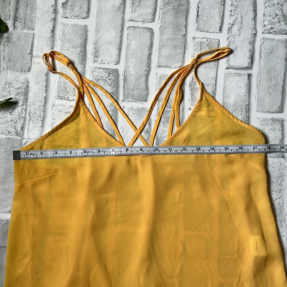 LUSH | SHEER BACK CROSS CAMISOLE - Picture 2 of 7